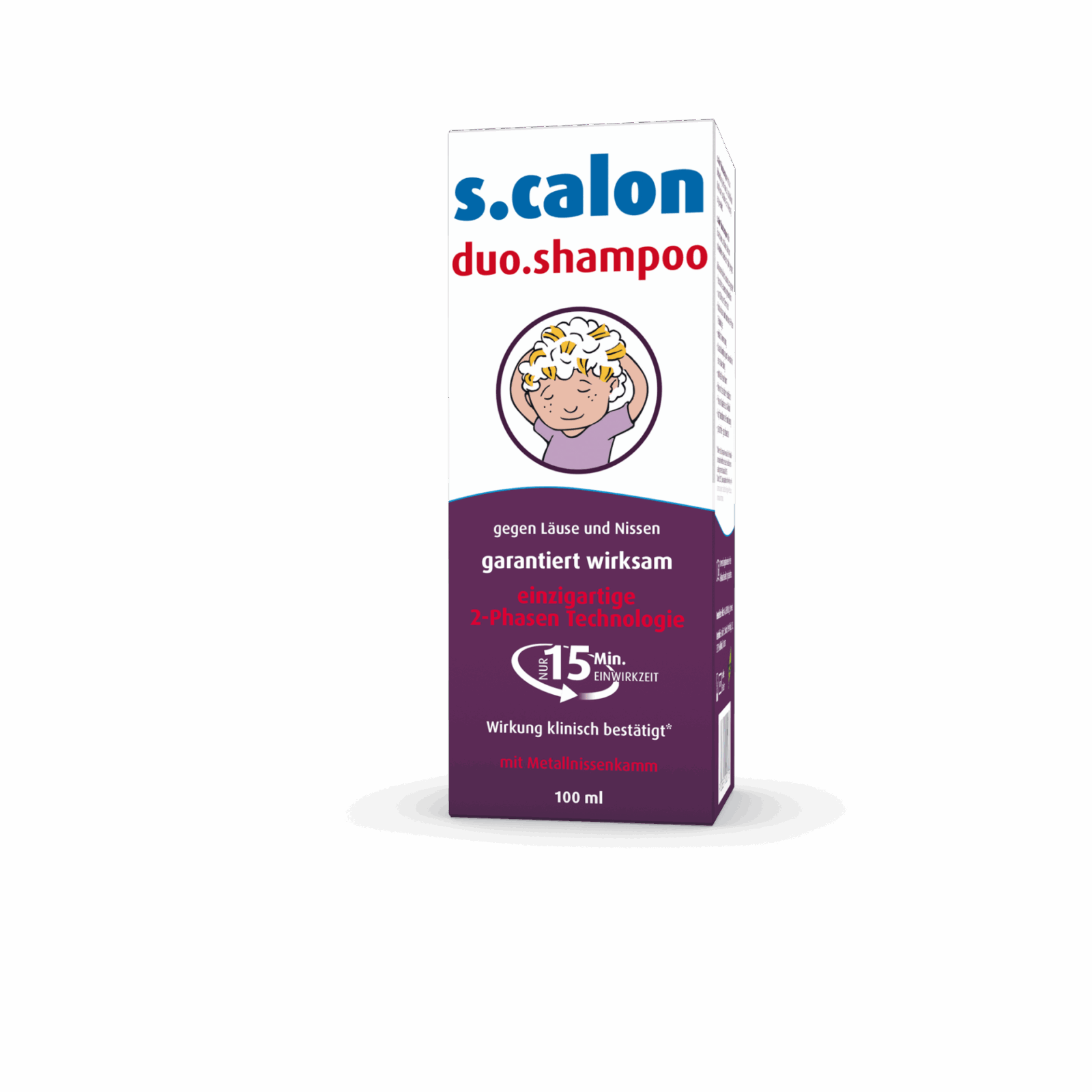 S.calon Duo Shampoo mit Nissenkamm